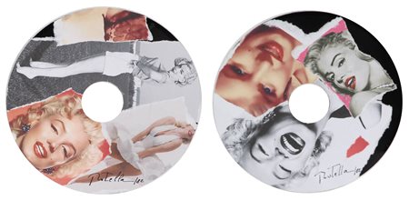 Rotella Mimmo Senza titolo, 1982 decollage su vinile su entrambi i lati, cm....