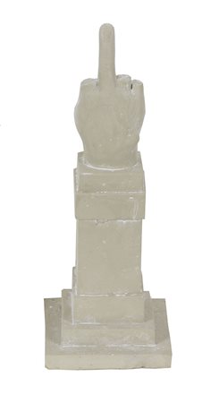 Cattelan Maurizio L.O.V.E., 2015 multiplo in cemento, cm. 40x18x18 (imballo...