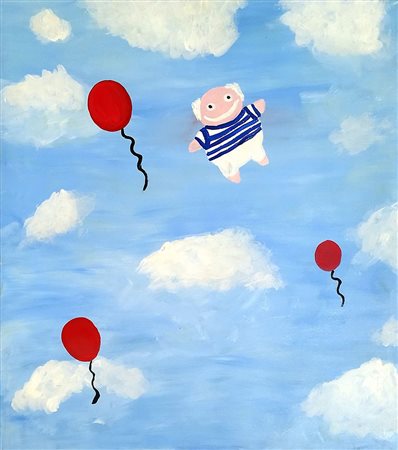 Laboratorio Saccardi Picasso Pallone Gonfiato, 2005 acrilico su tela, cm....