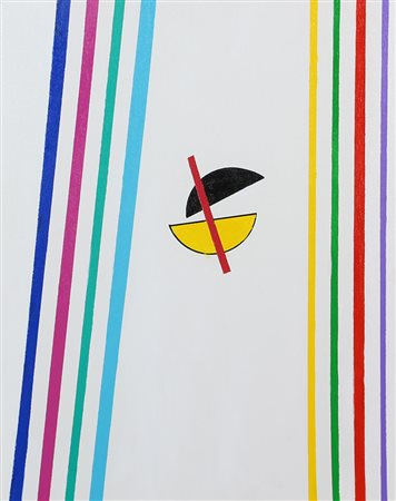 De Palos Gianfranco Senza titolo, 1988 acrilici su tela applicata su faesite,...