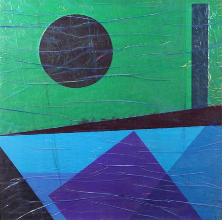 Lattuada Raffaele Senza titolo tecnica mista e foglio di acetato su tavola,...