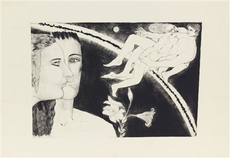 Anonimo Senza titolo acquaforte acquatinta su carta, cm. 70x50 (lastra cm....