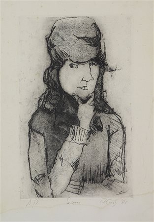 Crosby D. (artista non identificato) Susanne, 1984 incisione su carta, cm....