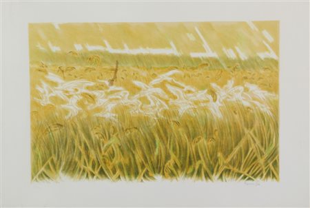 Fanesi Bruno Senza titolo, 1974 litografia su carta, cm. 50x70, es. 25/120...