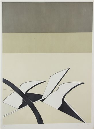 Guerrini Pinuccia L'Aratro, 1976 litografia su carta, cm. 70x50, es. II/X...