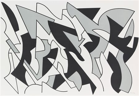 Tomshinsky Stanley Senza titolo litografia su carta, cm. 50x70, es. 66/100...