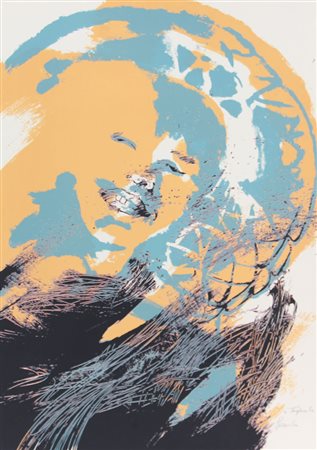 Vivarelli Riccarda Lotto composto da 3 serigrafie su carta, cm. 71x50, es....