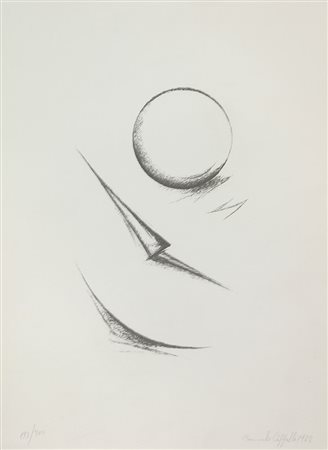 Cappello Carmelo Senza titolo, 1977 litografia su carta, cm. 40x30, es....