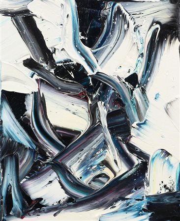 De Lutti Pierluigi Untitled olio su tela, cm. 30x24 firmato in basso a...