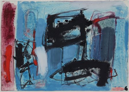 Esposito Enzo Senza titolo, 1990 tecnica mista su carta, cm. 25x35 firmata e...