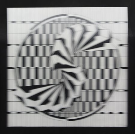 Baldessari Guido Strutture in Divenire, 1972 tecnica mista su cartoncino e...