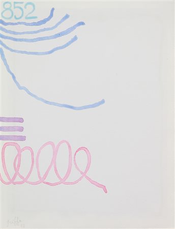 Griffa Giorgio Senza titolo, 1993 acquerello su carta, cm. 35x25 firmato e...