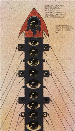 Harloff Guy Arbre… Mat… Idee de Vertical..., 1974 tecnica mista e collage su...