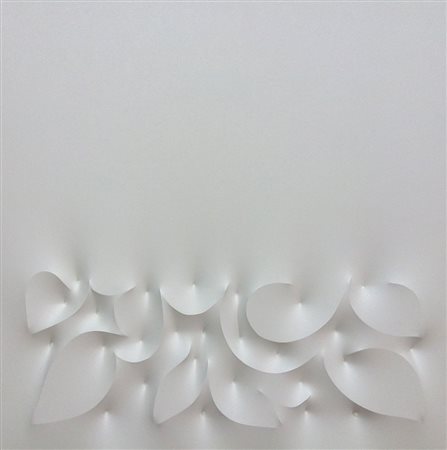 Amadio Giuseppe MAQEI estroflessione su tela, cm. 80x80 firmata e intitolata...