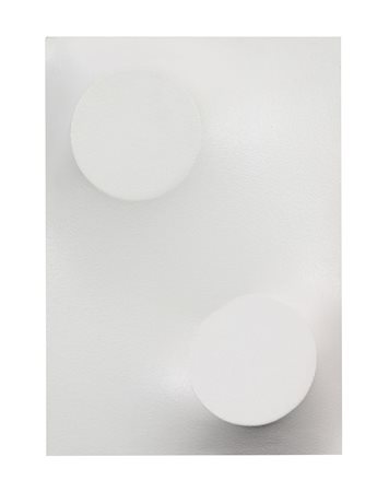 Goca Moreno Senza titolo estroflessione su tela, cm. 35x25 firmata...