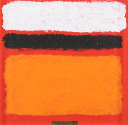 Vanni Sergio Mi Sono Rothko, 2014 tecnica mista su tavola entro teca di...