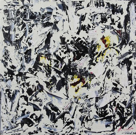 De Lutti Pierluigi Untitled, 2008 olio su tela, cm. 70x70 firmato in basso a...