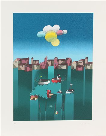 Sudati Marco Senza titolo serigrafia su carta Fabriano, cm. 90x70, es. prova...