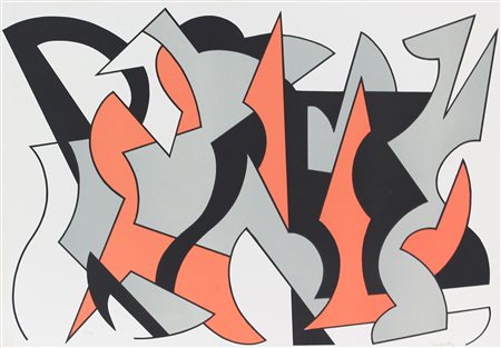 Tomshinsky Stanley Senza titolo litografia su carta, cm. 50x70, es. 39/100...