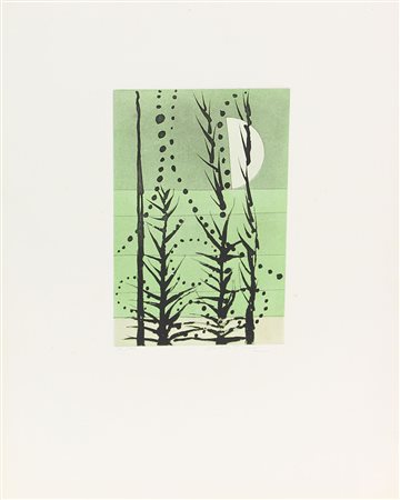 Della Torre Enrico Senza titolo acquaforte acquatinta su carta, cm. 50x40...