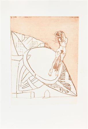 Fieschi Giannetto Senza titolo incisione e calcografia su cartoncino...