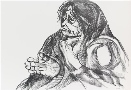 Terruso Saverio Senza titolo litografia su carta, cm. 50x70, es. 41/100...