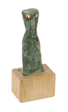 Faleschini de Corato Elena Amazzone scultura in bronzo patinato, cm. 35x11x9...