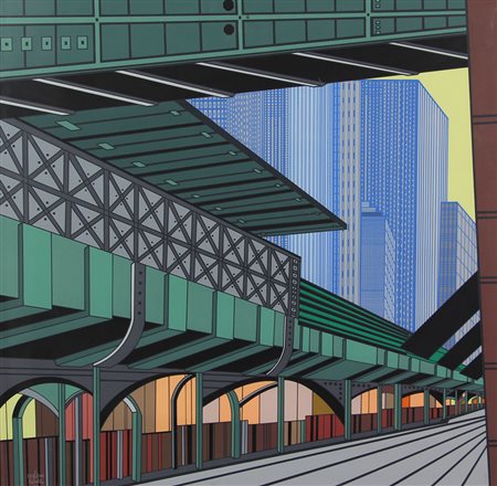 Rossello Mario Senza titolo, 1975 litografia su carta, cm. 70x70, es. 121/200...