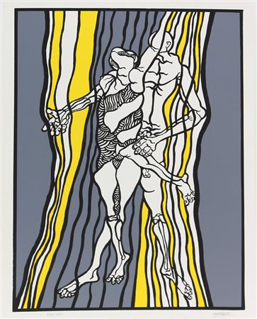 Fabbri Agenore Senza titolo serigrafia su carta, cm. 54x39 (margini...