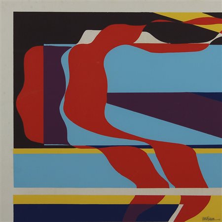 Dal Forno Mariano Senza titolo, anni '70 seigrafia su carta, cm. 48x48...