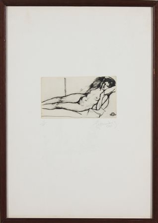 MUSITELLI GIULIO VITO (1901 - 1990) Senza titolo. 1968. Acquaforte. Cm 34,50...