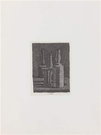 MORANDI GIORGIO (1890 - 1964) Cartella di incisioni. Lotto composto da n. 5...