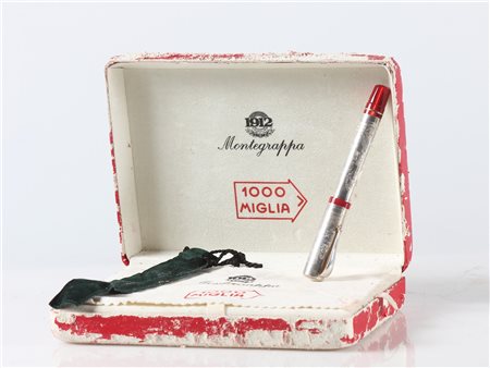 MANIFATTURA Stilografica Montegrappa. Argento. Cm 13,50. Stilografica...