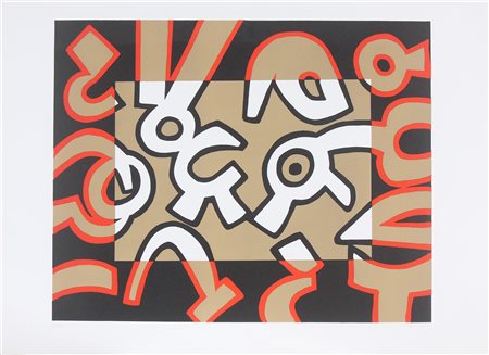 ACCARDI CARLA (n. 1924) Senza titolo. Litografia. Cm 76,00 x 56,00. 50/90....