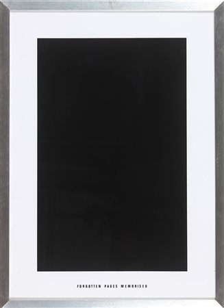 AGNETTI VINCENZO (1926 - 1981) Forgotten pages memorised. Litografia. Cm...