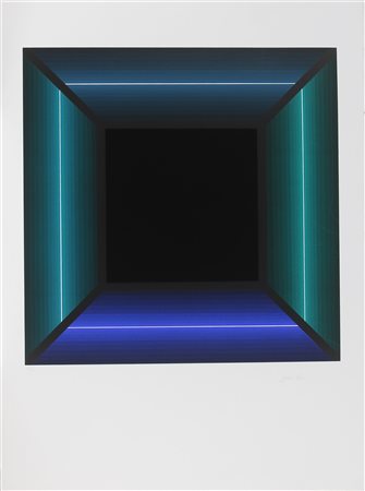 ROSSI HORACIO GARCIA (n. 1929) Senza titolo. Litografia. Cm 56,00 x 76,00....