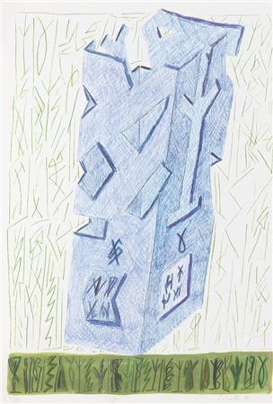 LICATA RICCARDO (n. 1929) Tifeo. 2001. Serigrafia. Cm 34,00 x 49,00. 44/75....