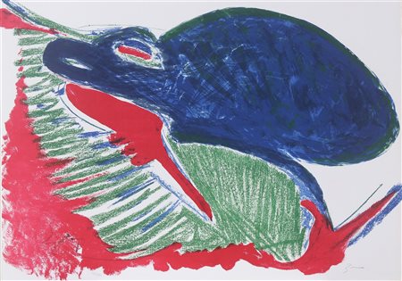 BOERO RENATA (n. 1936) Senza titolo. Serigrafia. Cm 70,00 x 50,00. 122/130....