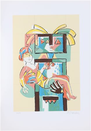 ARTISTI VARI Lotto composto da n. 8 grafiche. Omaggio alla donna con...