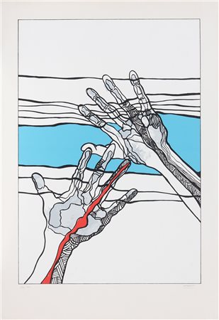 FABBRI AGENORE (1911 - 1998) Senza titolo. Litografia. Cm 42,00 x 61,00....