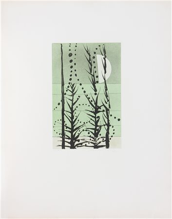 DELLA TORRE ENRICO (n. 1931) Senza titolo. Acquaforte. Cm 40,00 x 50,50....