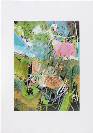 RUGGERI PIERO (1930 - 2009) Senza titolo. Litografia. Cm 70,00 x 100,00....