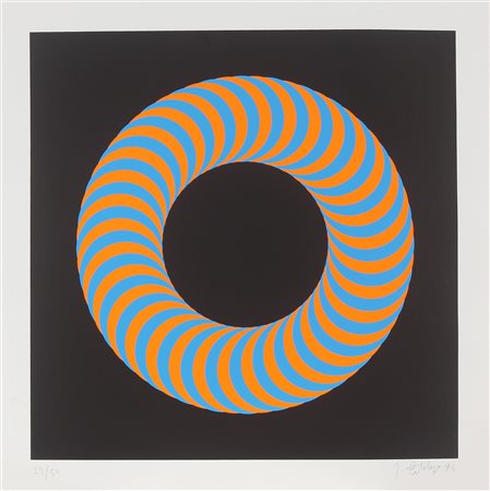 COSTALONGA FRANCO (n. 1933) Senza titolo. 1994. Litografia. Cm 70,00 x 70,00....