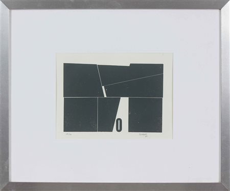 BONFANTI ARTURO (1905 - 1978) Senza titolo. 1975. Litografia. Cm 29,00 x...