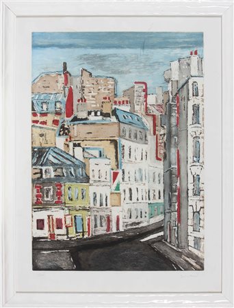 TAMBURI ORFEO (1910 - 1994) Città. Acquaforte. Cm 60,00 x 80,00. 16/100....