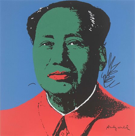 WARHOL ANDY (1928 - 1987) D' apres. Mao. Litografia. Cm 60,00 x 60,00....