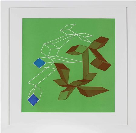 PERILLI ACHILLE (n. 1927) Senza titolo. 1993. Acquaforte. Cm 70,00 x 70,00....