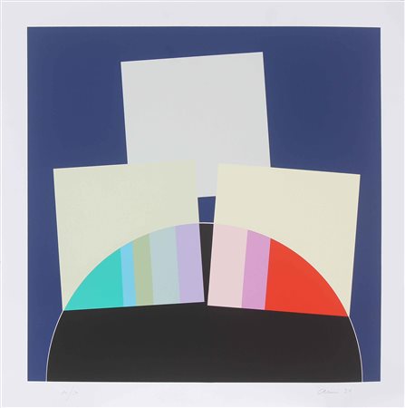 CARMI EUGENIO (n. 1920) Senza titolo. 1994. Litografia. Cm 70,00 x 70,00....