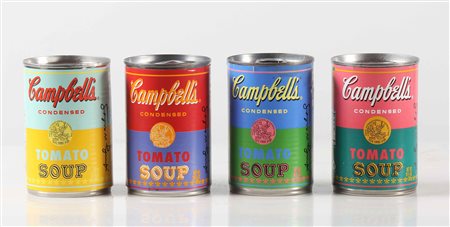 WARHOL ANDY (1928 - 1987) Tomato Soup Cambell's. Latta. Cm 6,50 x 10,00. 4...