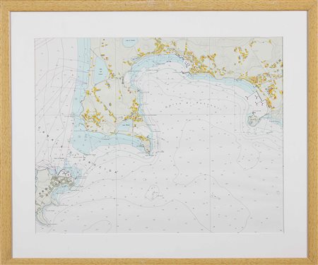 GUSMAROLI RICCARDO (n. 1963) Senza titolo. 2002. Tecnica mista su carta. Cm...